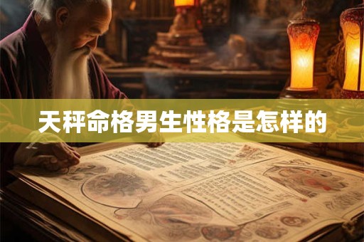 天秤命格男生性格是怎样的
