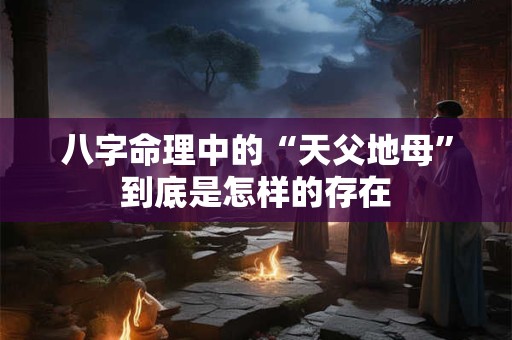 八字命理中的“天父地母”到底是怎样的存在
