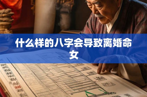什么样的八字会导致离婚命女