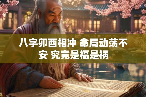 八字卯酉相冲 命局动荡不安 究竟是福是祸