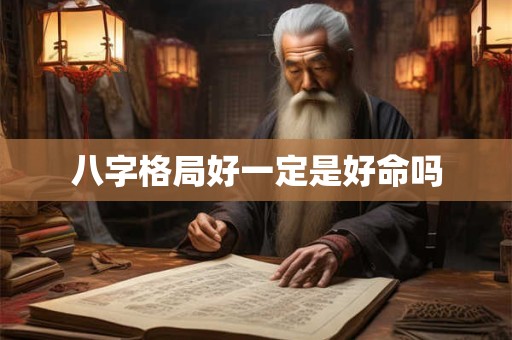 八字格局好一定是好命吗