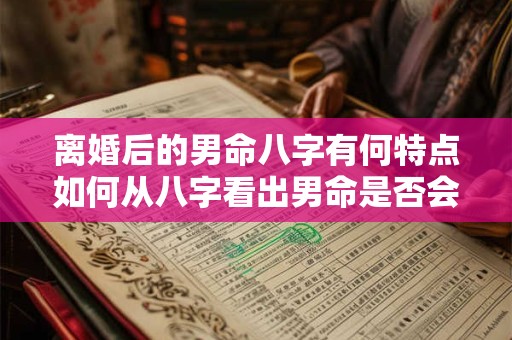 离婚后的男命八字有何特点如何从八字看出男命是否会离婚