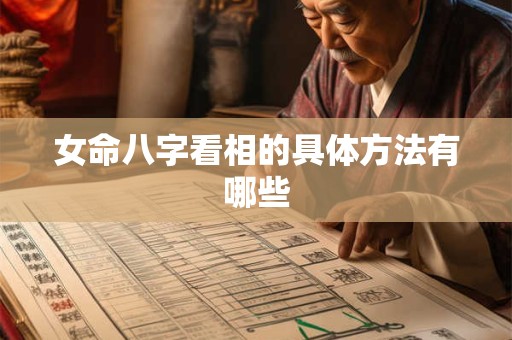 女命八字看相的具体方法有哪些