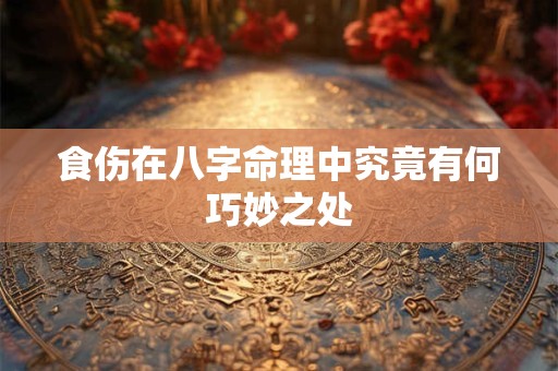 食伤在八字命理中究竟有何巧妙之处