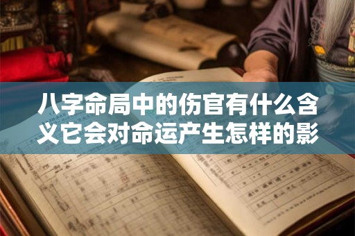八字命局中的伤官有什么含义它会对命运产生怎样的影响