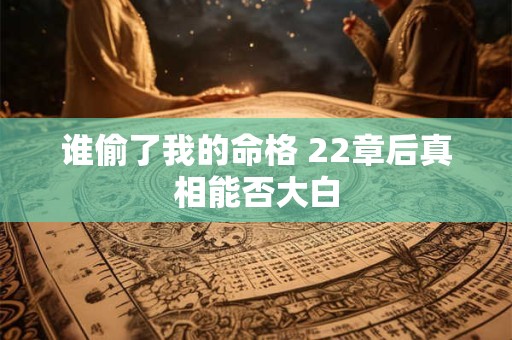 谁偷了我的命格 22章后真相能否大白