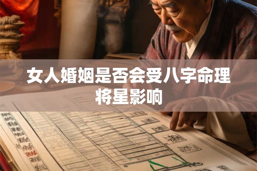女人婚姻是否会受八字命理将星影响