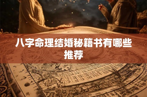八字命理结婚秘籍书有哪些推荐