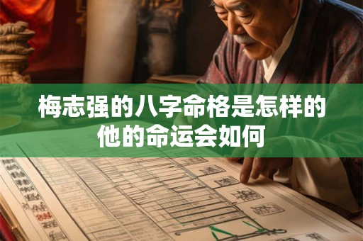 梅志强的八字命格是怎样的他的命运会如何