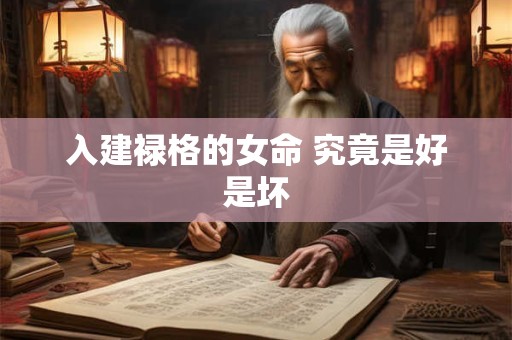 入建禄格的女命 究竟是好是坏