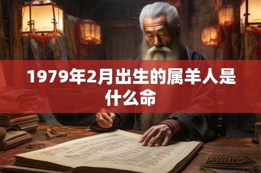 1979年2月出生的属羊人是什么命