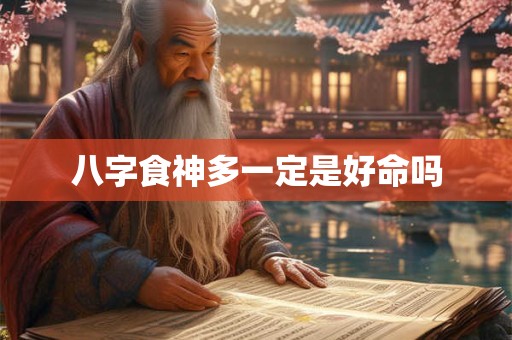 八字食神多一定是好命吗