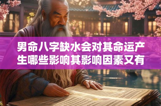男命八字缺水会对其命运产生哪些影响其影响因素又有哪些