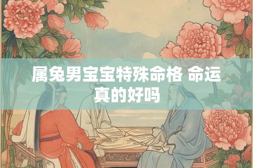 属兔男宝宝特殊命格 命运真的好吗