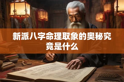 新派八字命理取象的奥秘究竟是什么