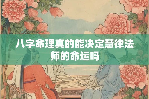 八字命理真的能决定慧律法师的命运吗