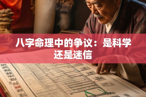 八字命理中的争议：是科学还是迷信