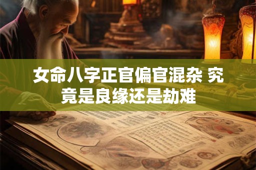 女命八字正官偏官混杂 究竟是良缘还是劫难