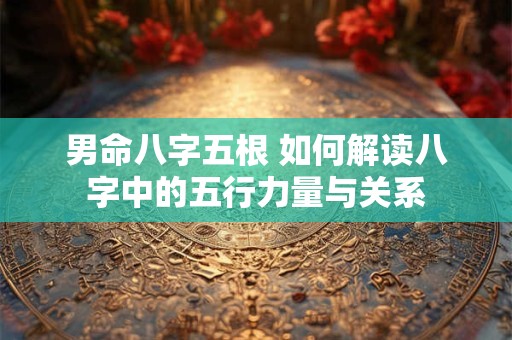 男命八字五根 如何解读八字中的五行力量与关系
