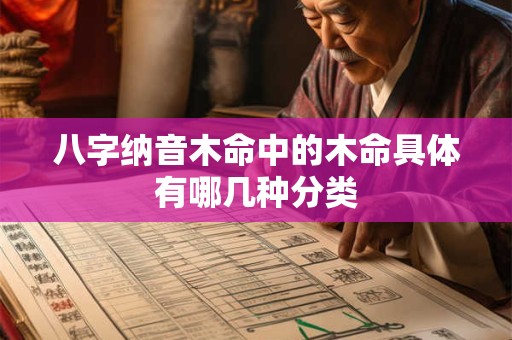 八字纳音木命中的木命具体有哪几种分类