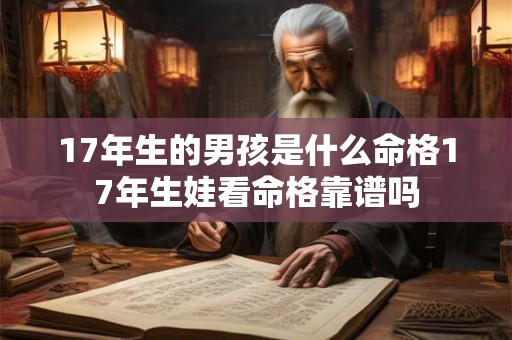17年生的男孩是什么命格17年生娃看命格靠谱吗