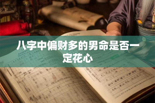 八字中偏财多的男命是否一定花心