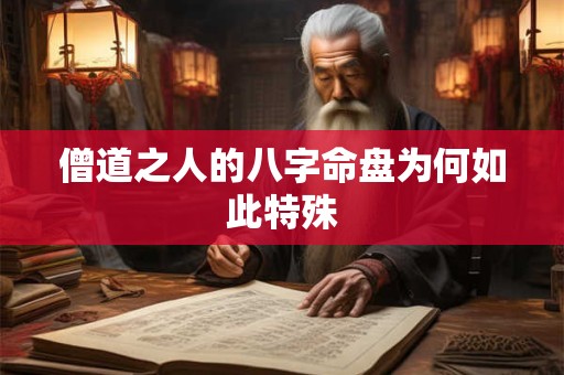 僧道之人的八字命盘为何如此特殊