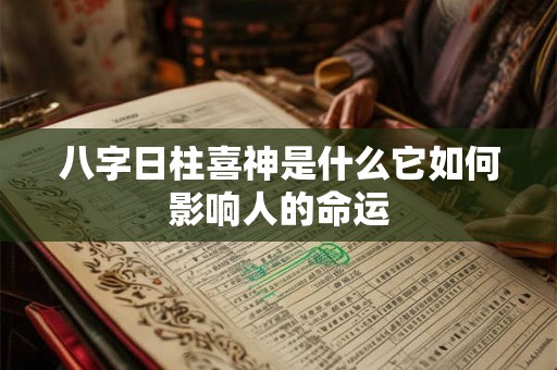 八字日柱喜神是什么它如何影响人的命运