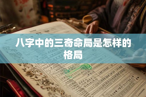 八字中的三奇命局是怎样的格局