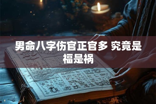 男命八字伤官正官多 究竟是福是祸