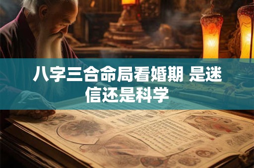 详细阅读:八字三合命局看婚期 是迷信还是科学 八字三合命局看婚期 是迷信还是科学