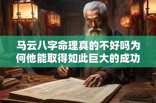 马云八字命理真的不好吗为何他能取得如此巨大的成功