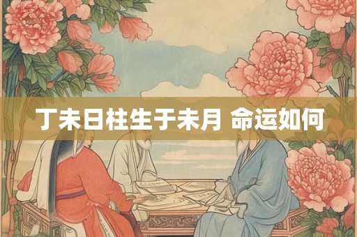 丁未日柱生于未月 命运如何