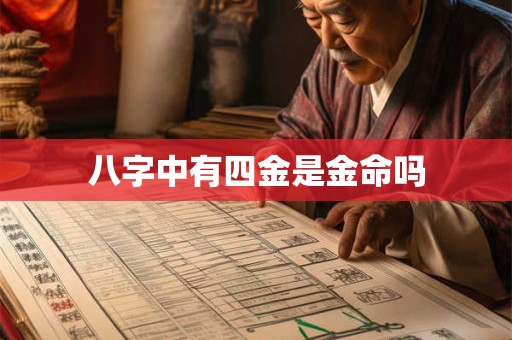 八字中有四金是金命吗