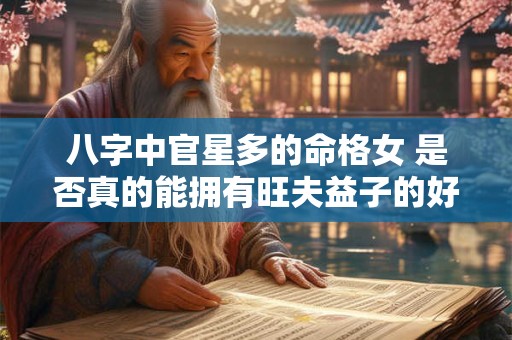 八字中官星多的命格女 是否真的能拥有旺夫益子的好运
