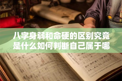 八字身弱和命硬的区别究竟是什么如何判断自己属于哪一种
