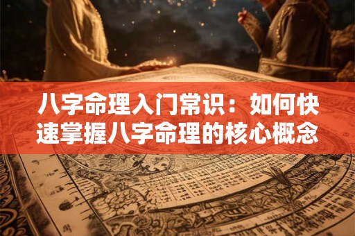 八字命理入门常识：如何快速掌握八字命理的核心概念