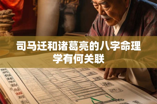 司马迁和诸葛亮的八字命理学有何关联