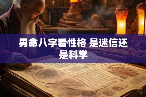 男命八字看性格 是迷信还是科学