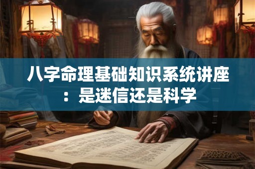 八字命理基础知识系统讲座：是迷信还是科学