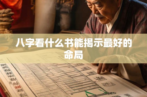 八字看什么书能揭示最好的命局