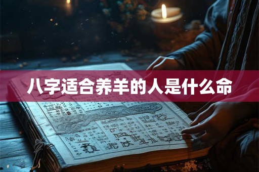 八字适合养羊的人是什么命