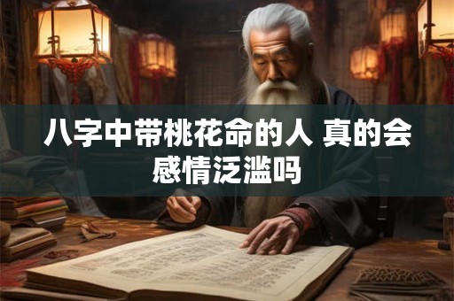 八字中带桃花命的人 真的会感情泛滥吗