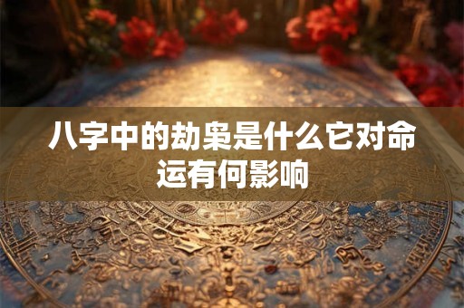 八字中的劫枭是什么它对命运有何影响