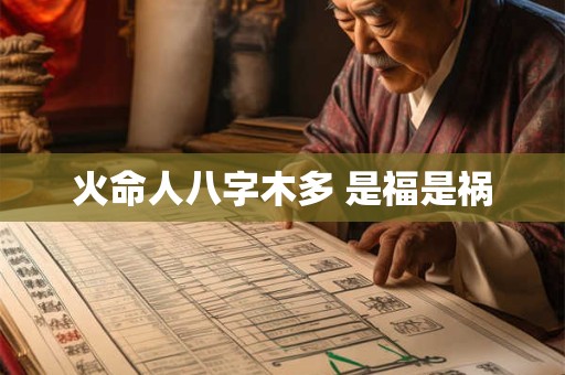 火命人八字木多 是福是祸