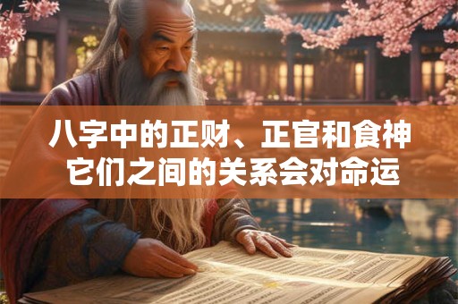 八字中的正财、正官和食神 它们之间的关系会对命运产生怎样的影响呢