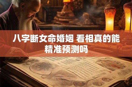 八字断女命婚姻 看相真的能精准预测吗