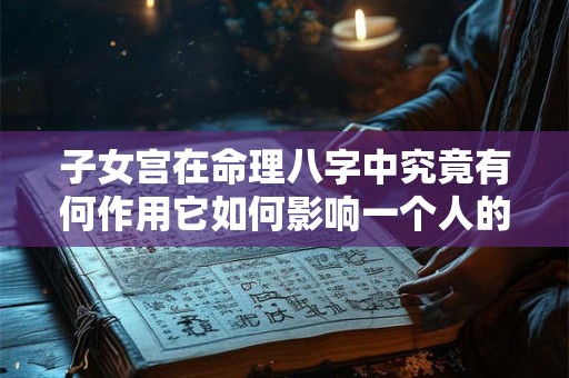 子女宫在命理八字中究竟有何作用它如何影响一个人的子女运 子女宫在命理八字中究竟有何作用它如何影响一个人的子女运
