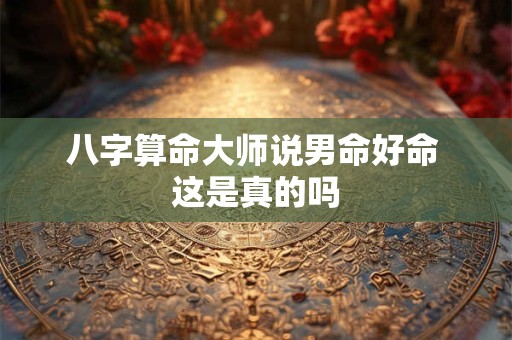 八字算命大师说男命好命 这是真的吗
