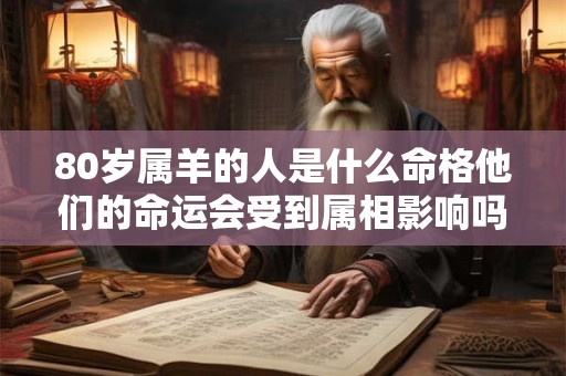 80岁属羊的人是什么命格他们的命运会受到属相影响吗